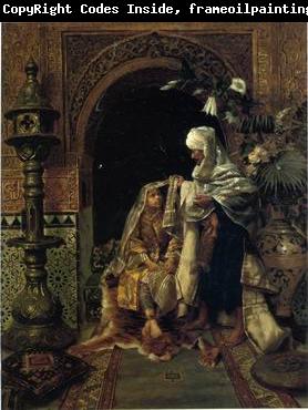 unknow artist Arab or Arabic people and life. Orientalism oil paintings  405